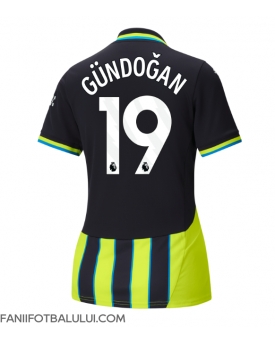Manchester City Ilkay Gundogan #19 Tricou Fotbal Replică 2024-25 Femei Deplasare